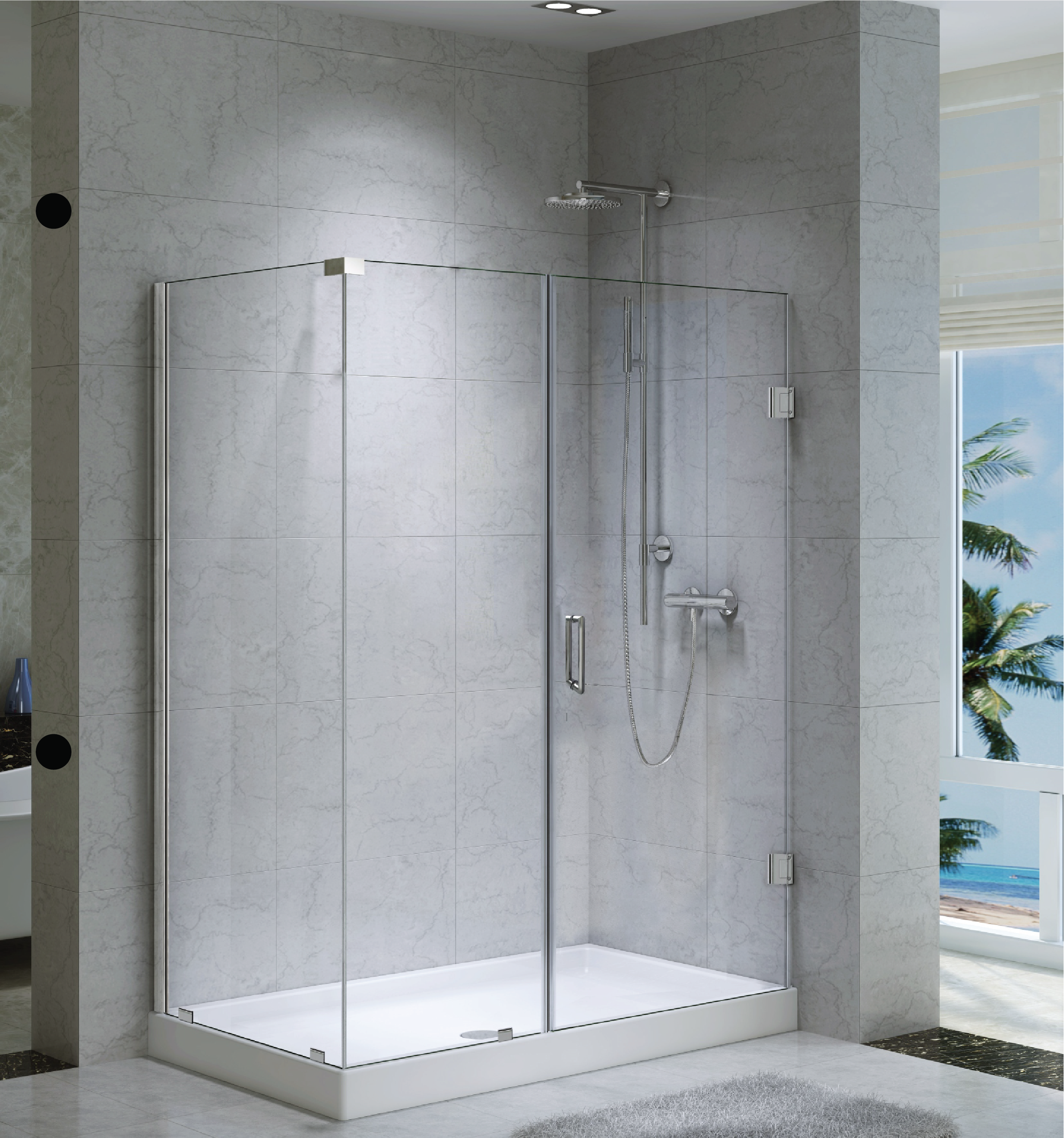 HINGE SHOWER DOORS