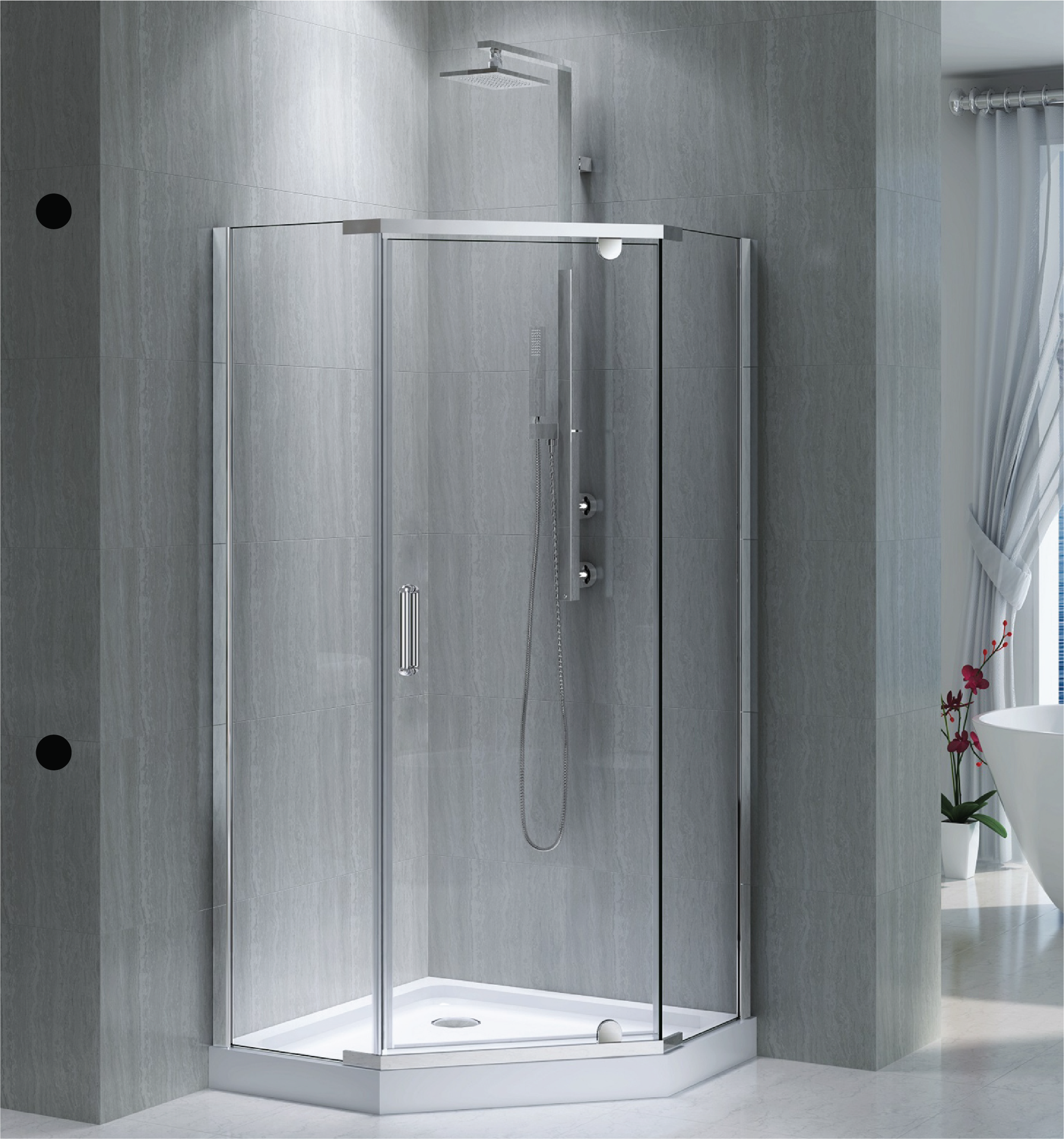 PIVOT SHOWER DOORS